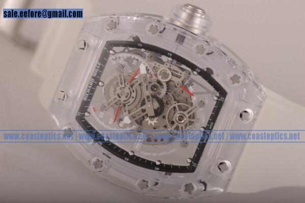 Richard Mille 1:1 Replica RM 56-01 Tourbillon Sapphire Watch Sapphire Crystal Black Inner Bezel